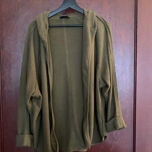 UO Out From Under Houston Hooded Cardigan